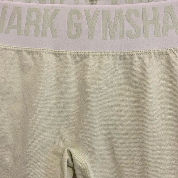 Gymshark Light green Cropped Leggings with logo waistband - Picture 4 of 7